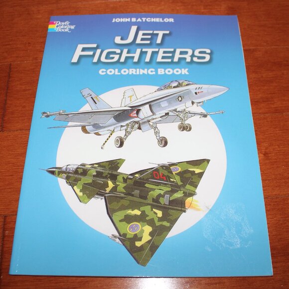 7x Dover Coloring Books Aztec Fairyland Unicorns Beowulf Shakespeare Jet Fighter - Picture 9 of 14